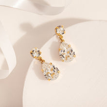 Load image into Gallery viewer, Statement Drop Earrings / Black