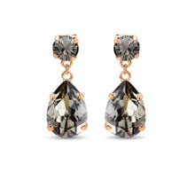 Load image into Gallery viewer, Statement Drop Earrings / Black