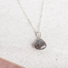 Load image into Gallery viewer, labradorite sterling silver necklace