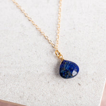 Load image into Gallery viewer, 14Kt Gold Filled Necklace/  Lapis Lazuli Gemstone