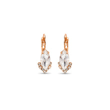 Load image into Gallery viewer, Navette Crystal Drop Earrings/ Clear