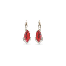 Load image into Gallery viewer, Navette Crystal Drop  Earrings/ Light Siam