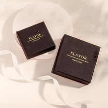 Load image into Gallery viewer, Statement Half Petal Crystal Earrings/ Black Diamond