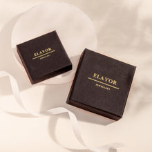 Load image into Gallery viewer, Adare Statement Cushion Cut Crystal Earrings/ Peach