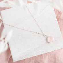 Load image into Gallery viewer, 14Kt Gold Filled Necklace / Rose Quartz Gemstone