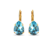 Load image into Gallery viewer, Nova Crystal Drop Earrings / Aquamarine
