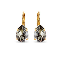 Load image into Gallery viewer, Nova Crystal Drop  Earrings / Black Diamond
